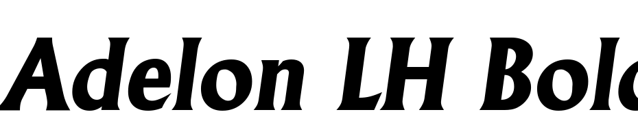 Adelon LH Bold Italic Yazı tipi ücretsiz indir